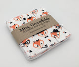 Reusable make up wipes fabric selections