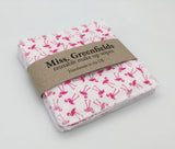 Reusable make up wipes fabric selections